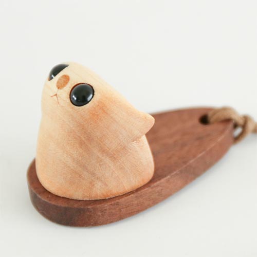 豚まん＊お名前入りオーダーメイド木製キーホルダー