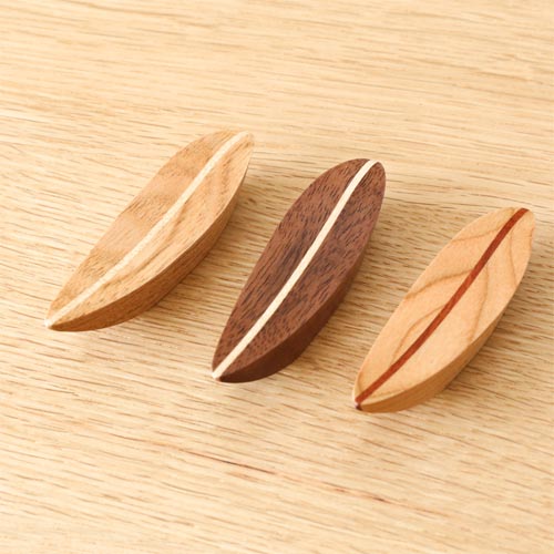 旭川クラフト 工房かわせみ 流葉 国産クラフト 木製 箸／箸置き