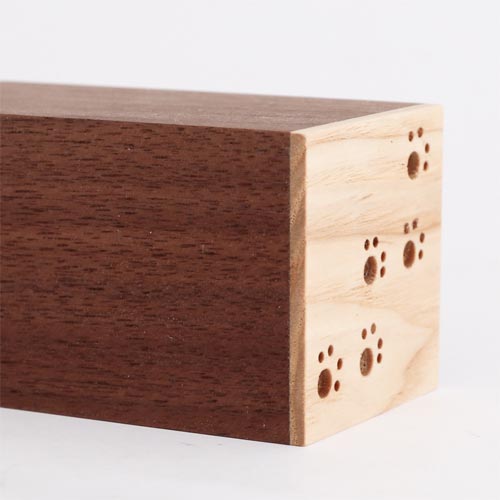 Asahikawa craft Studio kawasemi Pen holder Japanese craft Wooden