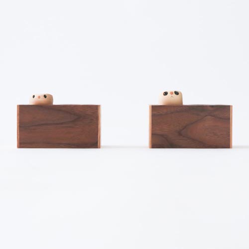 旭川クラフト 工房かわせみ ペン立て 国産クラフト 木製 ペン立て