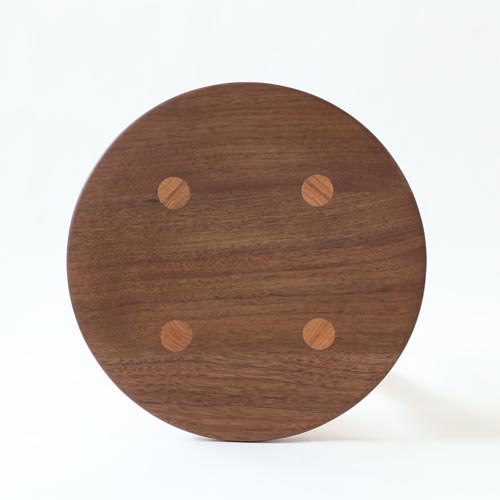 飛騨家具 kijiya 家具工房雉子舎 円スツール 国産家具 無垢 スツール