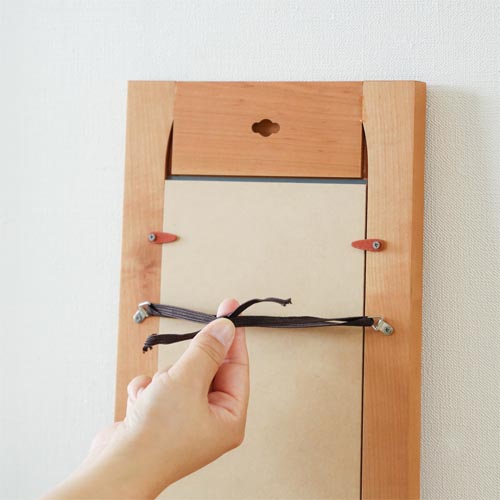 飛騨家具 kijiya 家具工房雉子舎 鏡 サイ 国産家具 無垢 ミラー