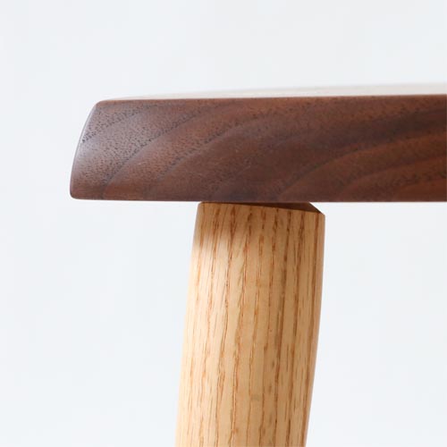 飛騨家具 kijiya 家具工房雉子舎 木の葉スツール 国産家具 無垢