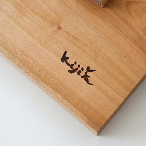 飛騨家具 kijiya 家具工房雉子舎 Mimitsuki Tokei 耳付時計 よこ型