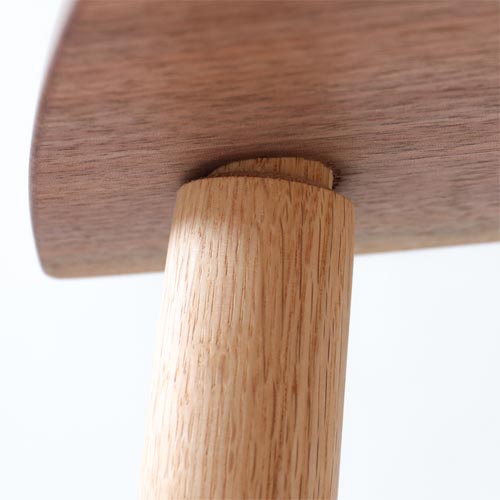 飛騨家具 kijiya 家具工房雉子舎 三角スツール 国産家具 無垢 スツール