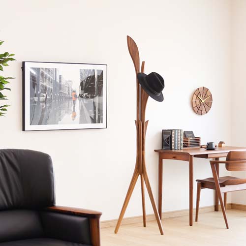 各地の名工房 kochi コチ スプラウト コートハンガー 国産家具 無垢