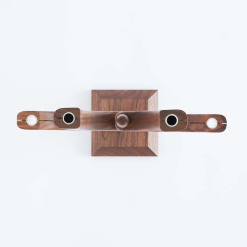 各地の名工房 kochi コチ ツノ4 カード 花挿し 国産クラフト 木製 花器