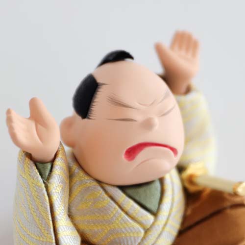 江戸木目込人形 koikko 幸一光 ことわざざむらい 縁の下の力持ち 伝統