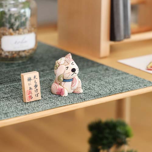 江戸木目込人形 koikko 幸一光 ことわざざむらい 犬も歩けば棒