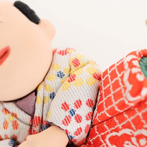 江戸木目込人形 koikko 幸一光 ことわざざむらい 笑う門には福来る