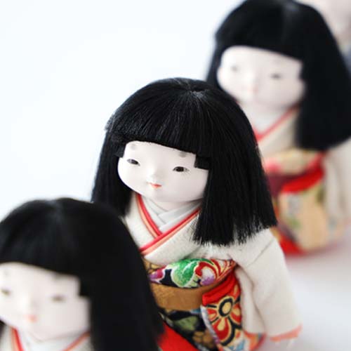 江戸木目込人形 koikko 幸一光 和わーくす お豆さん 伝統工芸品 木製