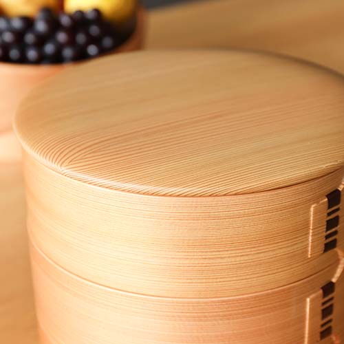 大館曲げわっぱ 栗久 三段重 伝統工芸品 木製 お重箱 | MUKU工房