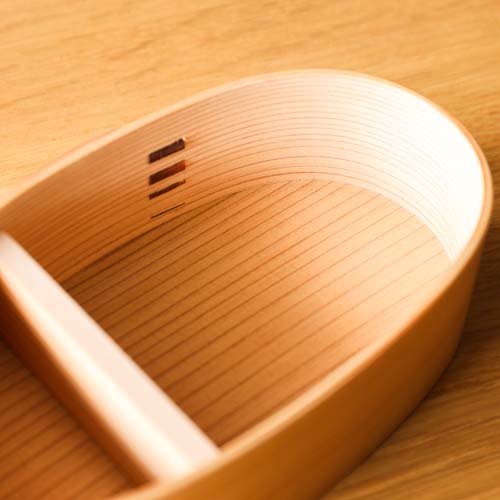大館曲げわっぱ 栗久 弁当箱 小判型 伝統工芸品 木製 弁当箱 | MUKU工房
