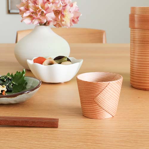 大館曲げわっぱ 栗久 ぐいのみ 伝統工芸品 木製 コップ | MUKU工房