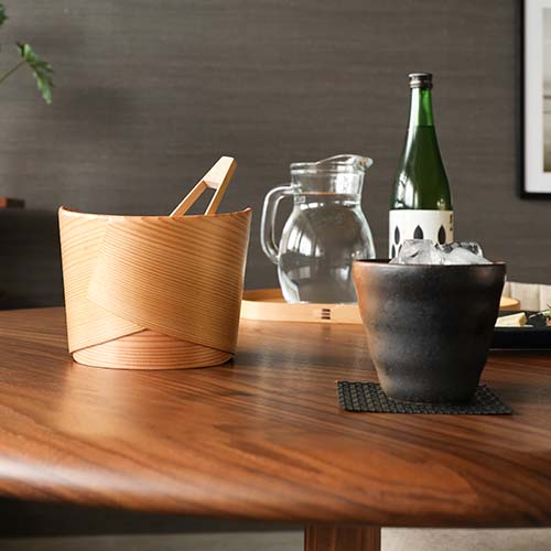 大館曲げわっぱ 栗久 アイスペール 伝統工芸品 木製 ボウル | MUKU工房