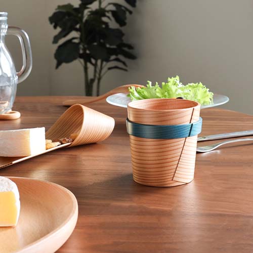 大館曲げわっぱ 栗久 リングカップ 伝統工芸品 木製 コップ | MUKU工房