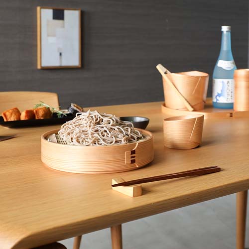 大館曲げわっぱ 栗久 ざるせいろ 伝統工芸品 木製 プレート | MUKU工房