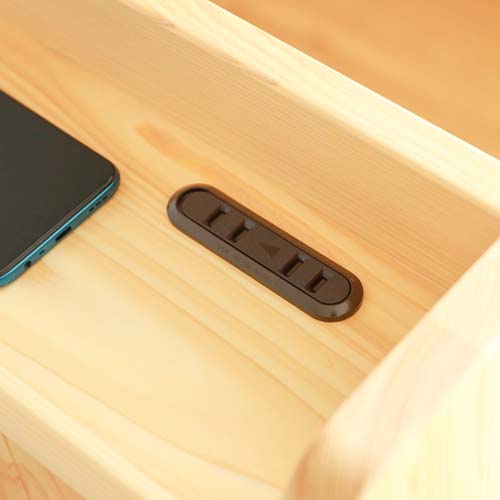 【新品未開封】solol wood(hinoki) Shizuoka Furniture Kuwaya Hinoki no Sato Bed with headboard