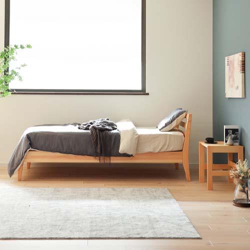 静岡家具 久和屋 檜の郷 ベッド 国産家具 無垢 ベッド | MUKU工房