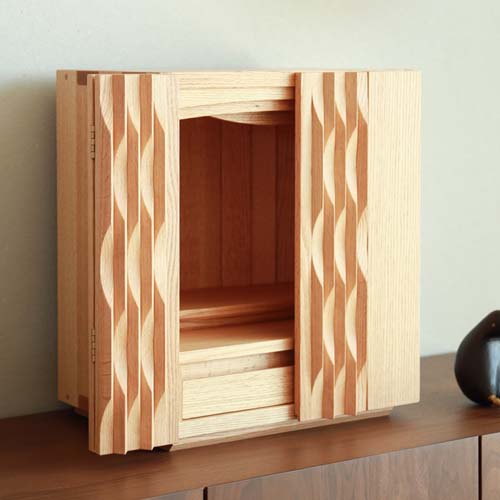 紫檀のクローゼット　小物入れ付き　府中家具　無垢　木製 静岡家具 久和屋 一歩 国産家具 無垢 仏壇 オーク | MUKU工房