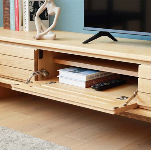 静岡家具 久和屋 クリムク ローボード 国産家具 無垢 TVボード | MUKU工房