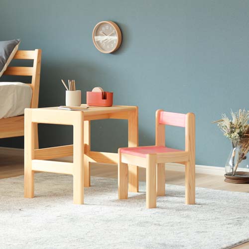 静岡家具 久和屋 とどら キッズチェア 国産家具 無垢 こども家具