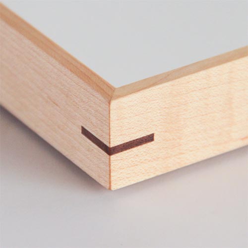 旭川クラフト Leaf Style リーフスタイル ミラー 国産クラフト 木製