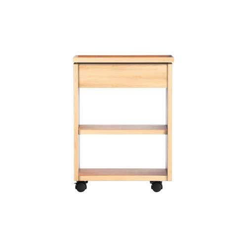 無垢デスクワゴン | 旭川・飛騨・府中などが作る国産家具 | MUKU工房