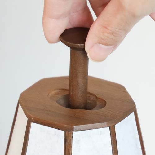 飛騨家具 moare モアレ oriori 折々フロアスタンド 雫型 国産家具 無垢
