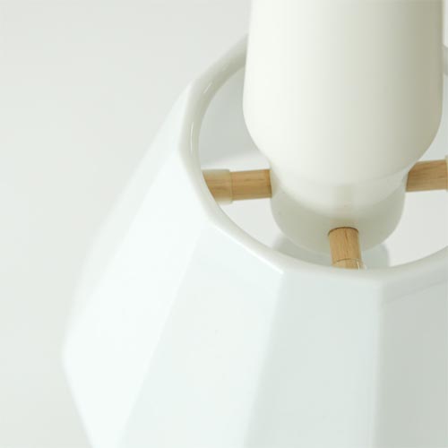 moare ティーポペンダント（オーク/乳白ガラス）ダクトレール用 飛騨家具 MOARE モアレ Tipo ティーポ ペンダント 国産家具 無垢