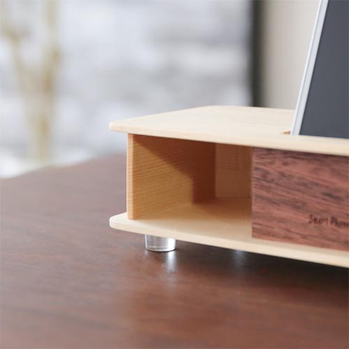 旭川クラフト 木ライフプロダクト 弦 国産クラフト 木製 スピーカー