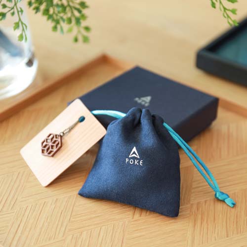 各地の名工房 MORI KOUGEI 森工芸 geometric pendant 幾何学模様の木の