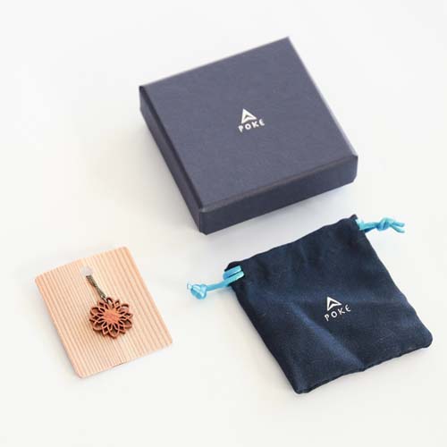 各地の名工房 MORI KOUGEI 森工芸 geometric pendant 幾何学模様の木の