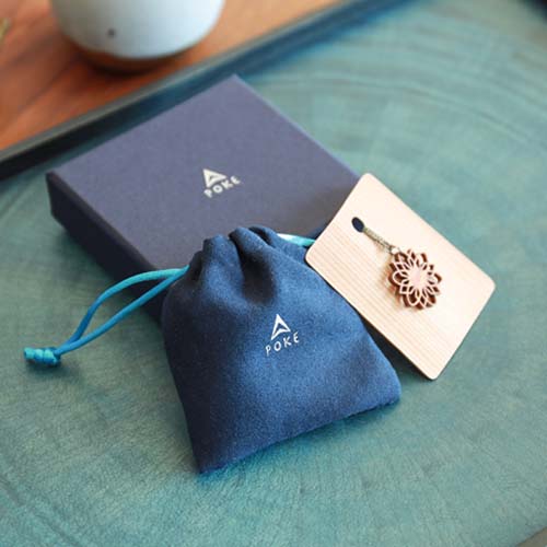 各地の名工房 MORI KOUGEI 森工芸 geometric pendant 幾何学模様の木の