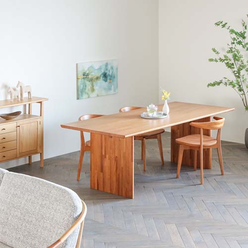 旭川家具 無垢板工房和 kova コバ ダイニングテーブル 国産家具 無垢