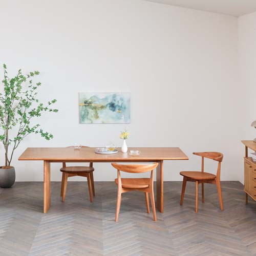 旭川家具 無垢板工房和 kova コバ ダイニングテーブル 国産家具 無垢