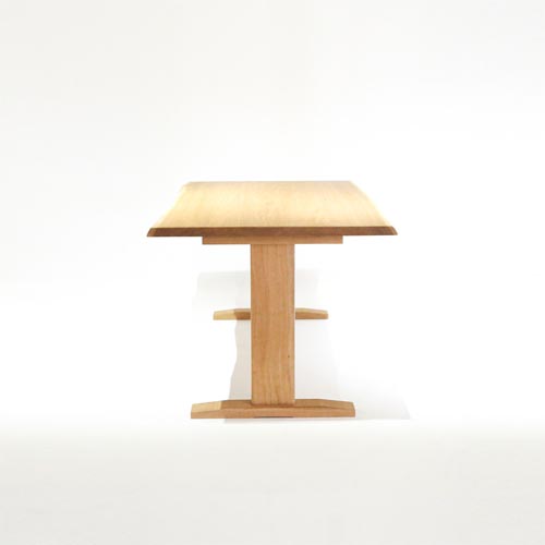旭川家具 無垢板工房和 Nagomi Collection 和コレクション 2本脚耳付き