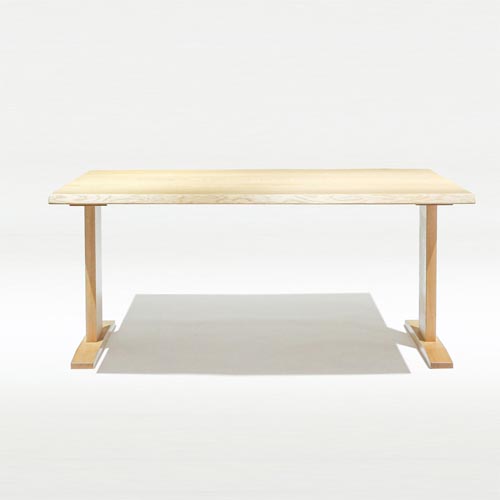 旭川家具 無垢板工房和 Nagomi Collection 和コレクション 2本脚耳付き