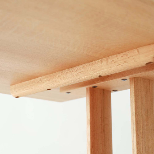 飛騨家具 nissin 日進木工 Slow スロウ 座卓 2本脚 国産家具 無垢