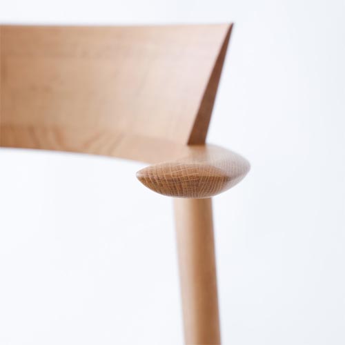 飛騨家具 nissin 日進木工 Sof ソフ セミアームチェア 張座 国産家具