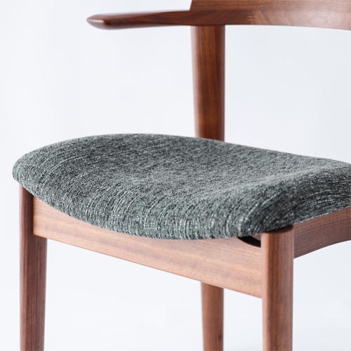 飛騨家具 nissin 日進木工 Sof ソフ セミアームチェア 張座 国産家具