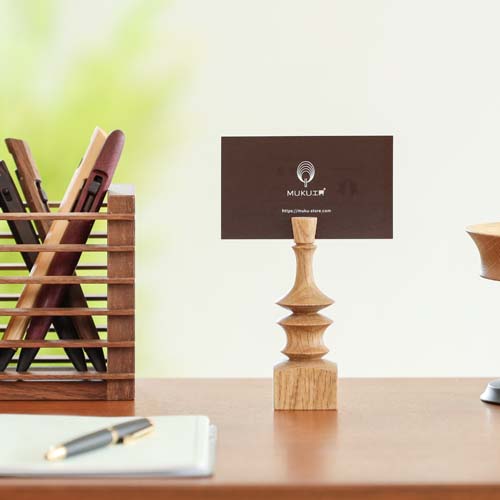 各地の名工房 osio craft オシオクラフト 木のカードスタンド 国産