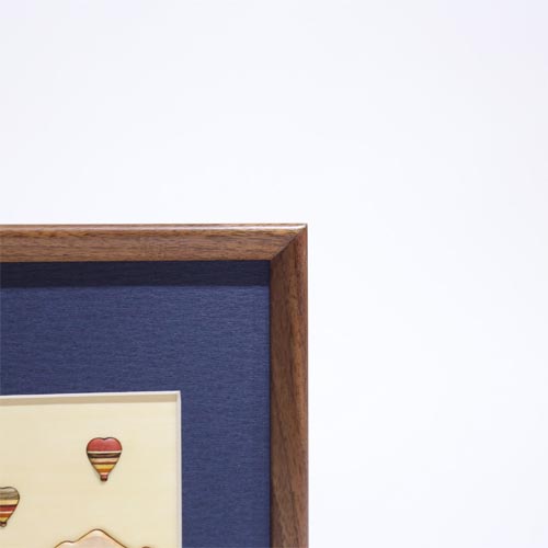 MUKU工房　工房ペッカー　寄木額絵　牧場 MUKU工房 工房ペッカー 寄木額絵 牧場 MUKU工房 工房ペッカー 寄木額絵