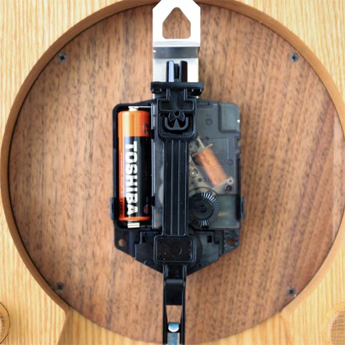 旭川クラフト Pecker 工房ペッカー F43 切株振り子時計 森のふくろう