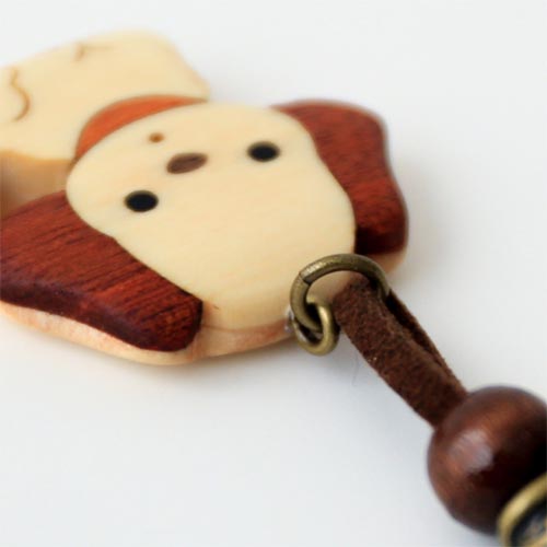 旭川クラフト Pecker 工房ペッカー K キーホルダー 国産クラフト 木製