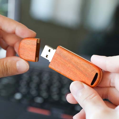 旭川クラフト Pecker 工房ペッカー マイUSBメモリ ラウンドロング 16G