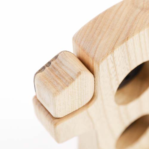 旭川クラフト Pecker 工房ペッカー OS 温湿度計 国産クラフト 木製 温