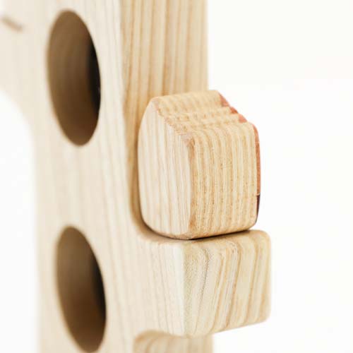 旭川クラフト Pecker 工房ペッカー OS 温湿度計 国産クラフト 木製 温