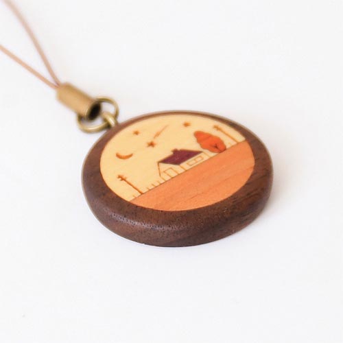 旭川クラフト Pecker 工房ペッカー SS 携帯ストラップ 国産クラフト