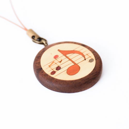 旭川クラフト Pecker 工房ペッカー SS 携帯ストラップ 国産クラフト